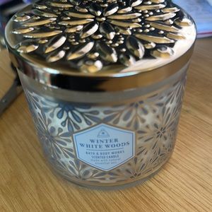 NEW BBW candle - winter white woods